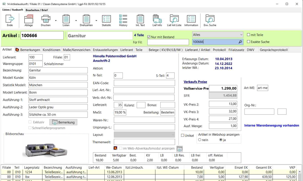 Warenwirtschaft WinMax